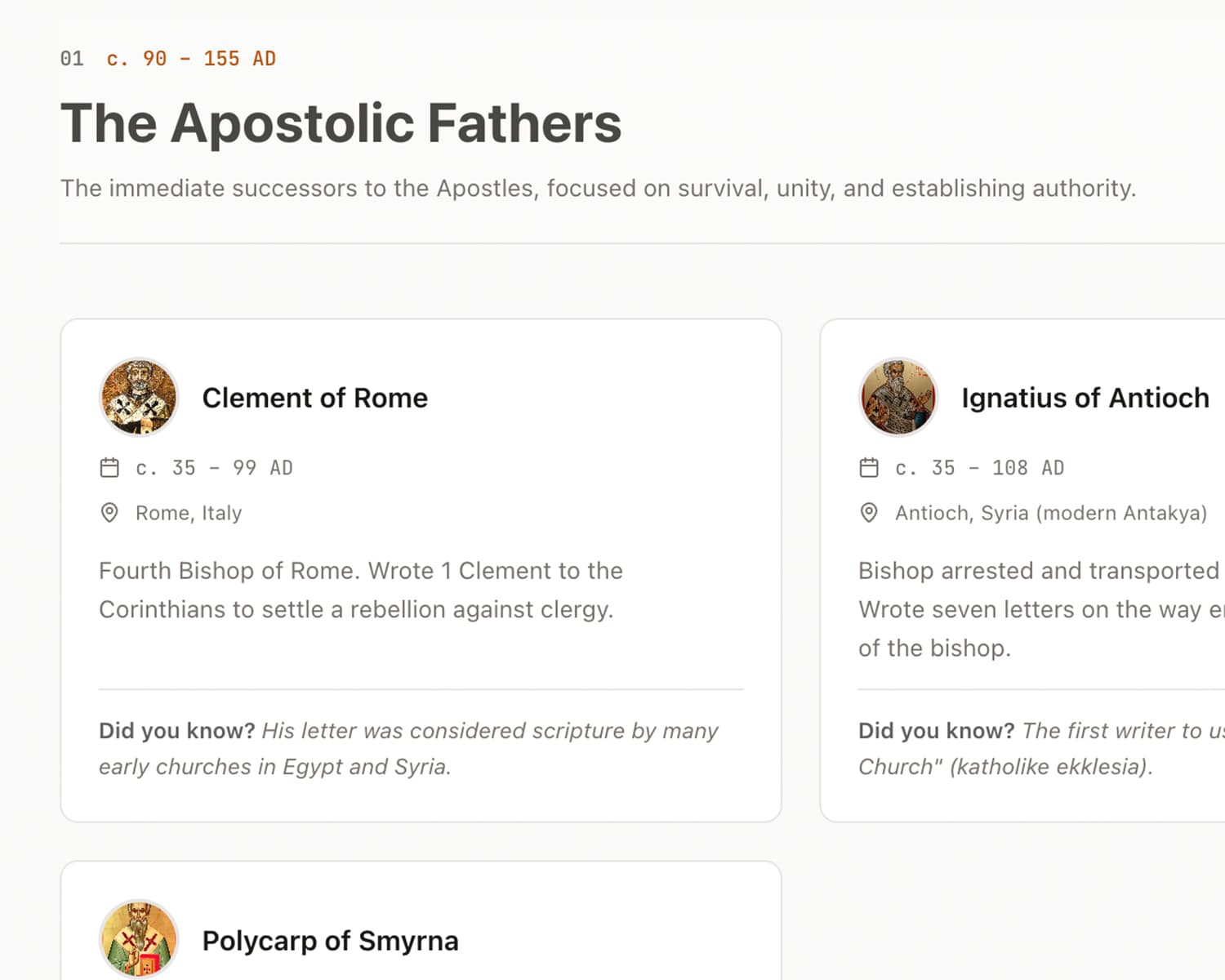 Church Father biography with dates, location, key works, and historical context